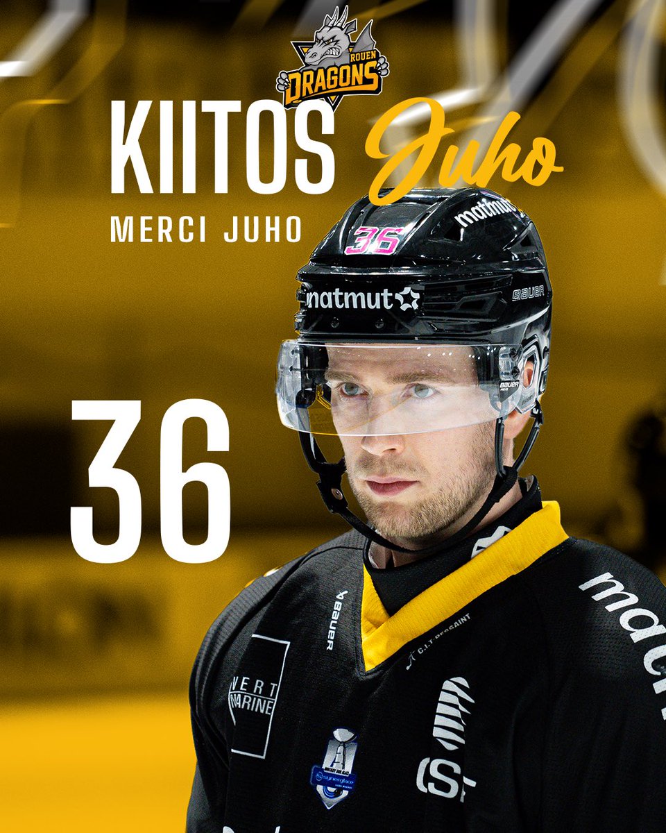 Merci, Juho !🙏

Après une saison passée au sein de l’effectif rouennais, Juho Tommila s’en va vers de nouveaux horizons🛣️

Nous remercions Juho pour son investissement durant cette saison et lui souhaitons le meilleur pour la suite de sa carrière🍀