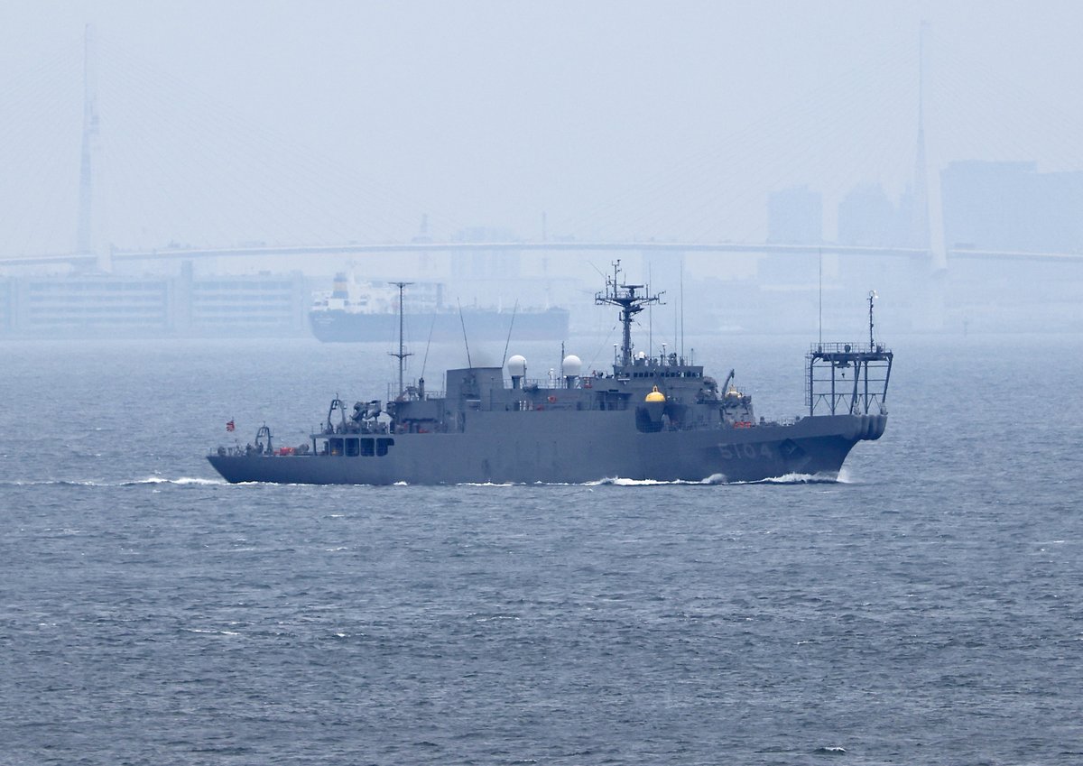 UW3🚢 JS Wakasa, AGS-5104⚓️ #わかさ #海上自衛隊 #海洋観測艦