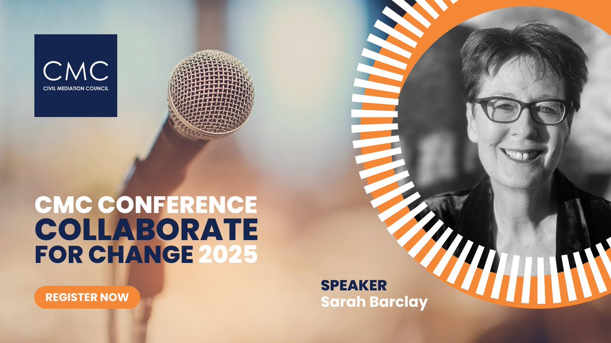 Last chance! #Earlybird pricing for #CMCConference2025 ends today. We’re thrilled to welcome Sarah Barclay, founder of <a href="/MedMediation/">medicalmediation</a> Foundation, speaking on #conflict between families &amp; #healthcare professionals. Secure your ticket: eventbrite.co.uk/e/cmc-conferen…