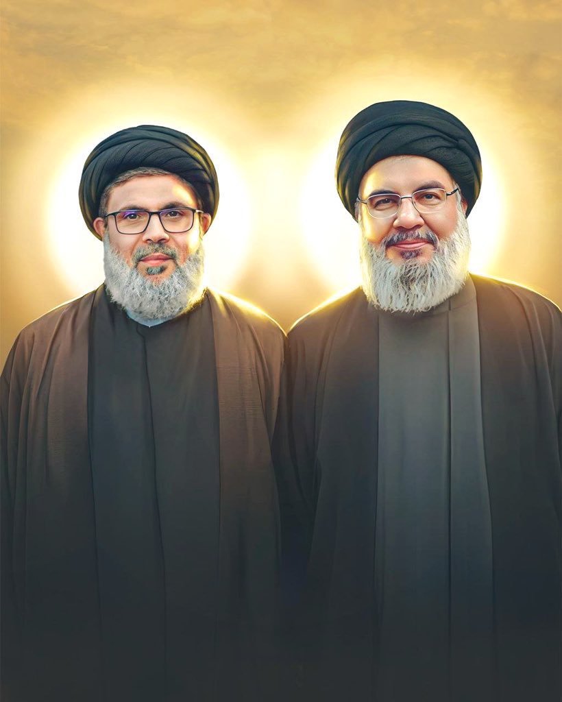 إذا ضللتم الطريق فأتبعوا الشهداء

#السيد_القائد_حسن_نصرالله 💛
#السيد_هاشم_صفي_الدين 💛