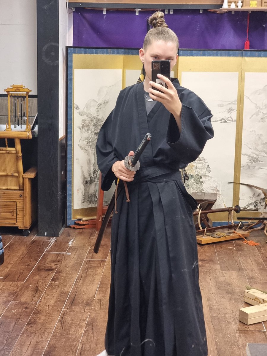 Just chopped down 10 enemies.

Jokes aside samurai sword training is difficult as hell, my arms are aching.