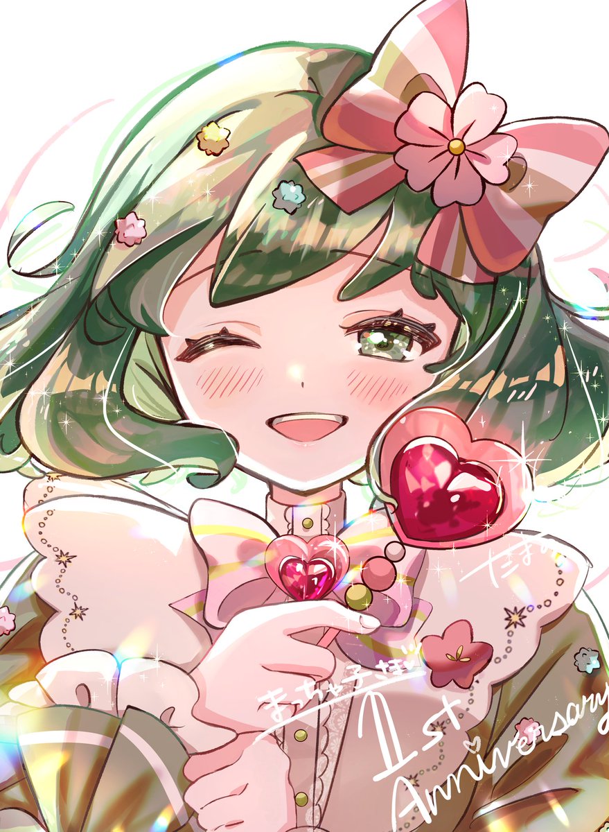 tamanotea's tweet photo. 1周年には間に合わなかったけど、まっちゃ子様(@IRIAM1669358)の1周年お祝いファンアートです！
改めて、おめでとうございます🥰

#IRIAM https://t.co/tNhswW9B1h