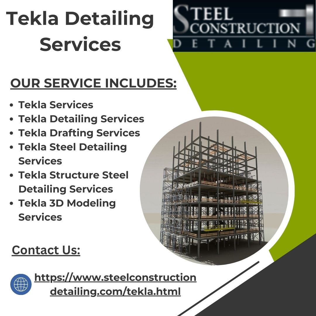 SteelConstruct6's tweet image. Our Steel Detailing Company provides Tekla Detailing Services in Los Angeles, USA. 
For More Information, Visit Our Website:
steelconstructiondetailing.com/tekla.html

#Tekla3DModeling
#TeklaDetailing
#TeklaStructureSteelDetailing
#TeklaDrafting