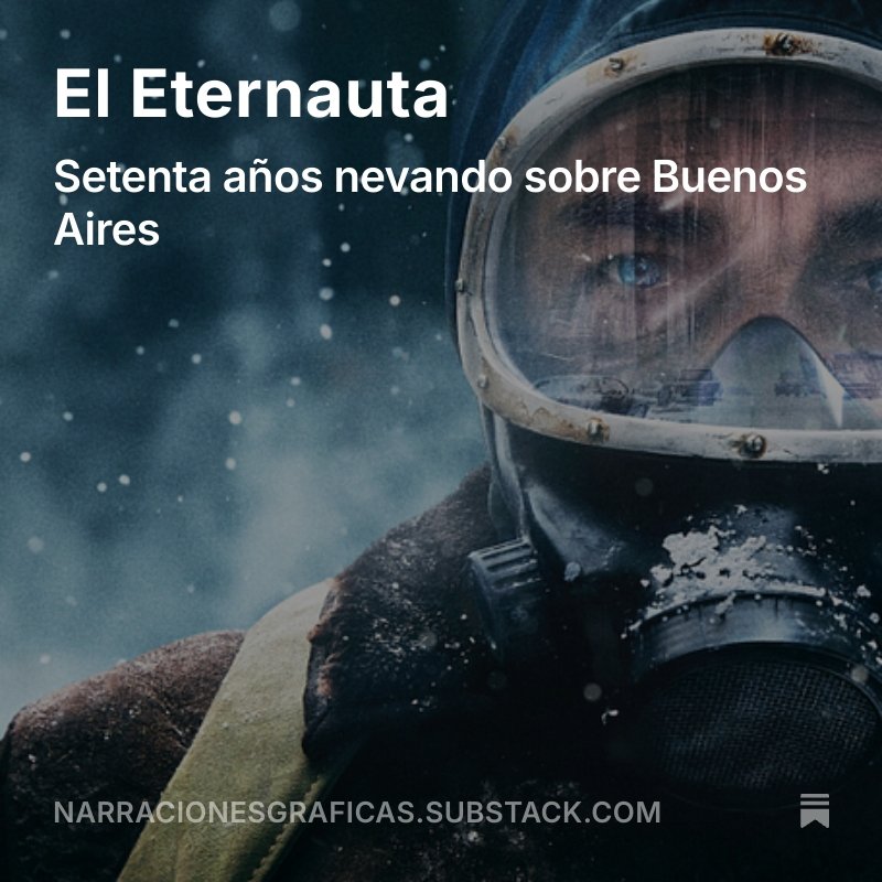 RobertoBartual's tweet photo. Hoy se estrena #ElEternauta en @NetflixES. El domingo pasado se cumplieron 48 años del secuestro y posterior asesinato de Oesterheld a manos de una dictadura fascista.

Darín ni pronuncia su nombre en las entrevistas.

Escribo sobre ello en mi blog:

https://t.co/EUshhptZ3u https://t.co/sjLkQTHa4a