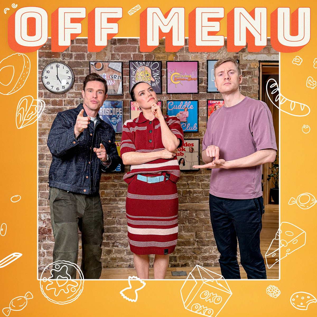 New episode of...

🧞‍♂️🍽 Off Menu 🍽🧞‍♂️           

with Ed Gamble and James Acaster and special guest...              

Daisy Ridley!

Listen, review, subscribe:

Apple: apple.co/44hkyMf

Spotify: open.spotify.com/episode/0Q5xvD…