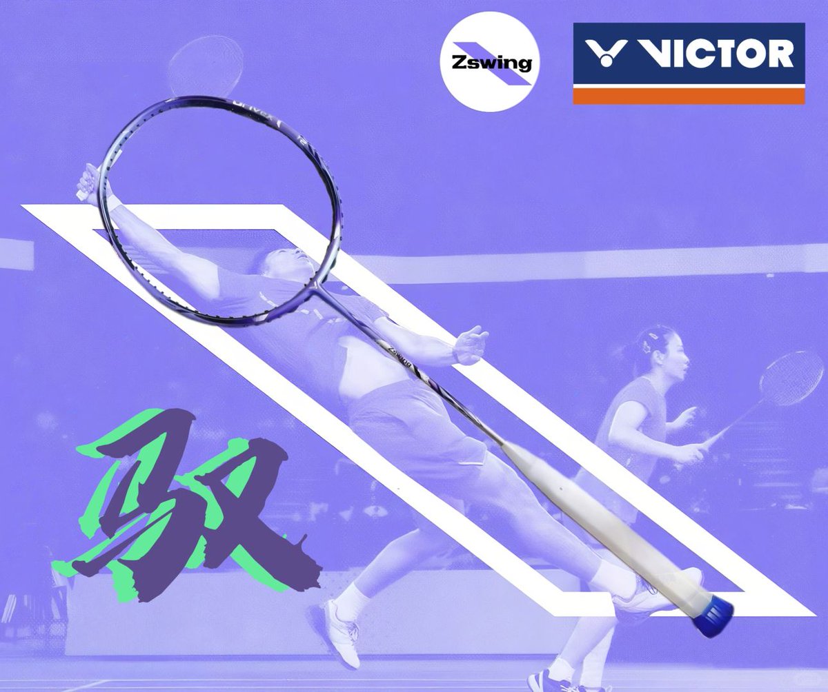 Wow new racket, Victor DriveX 12 Zswing endorsed by Zheng Siwei