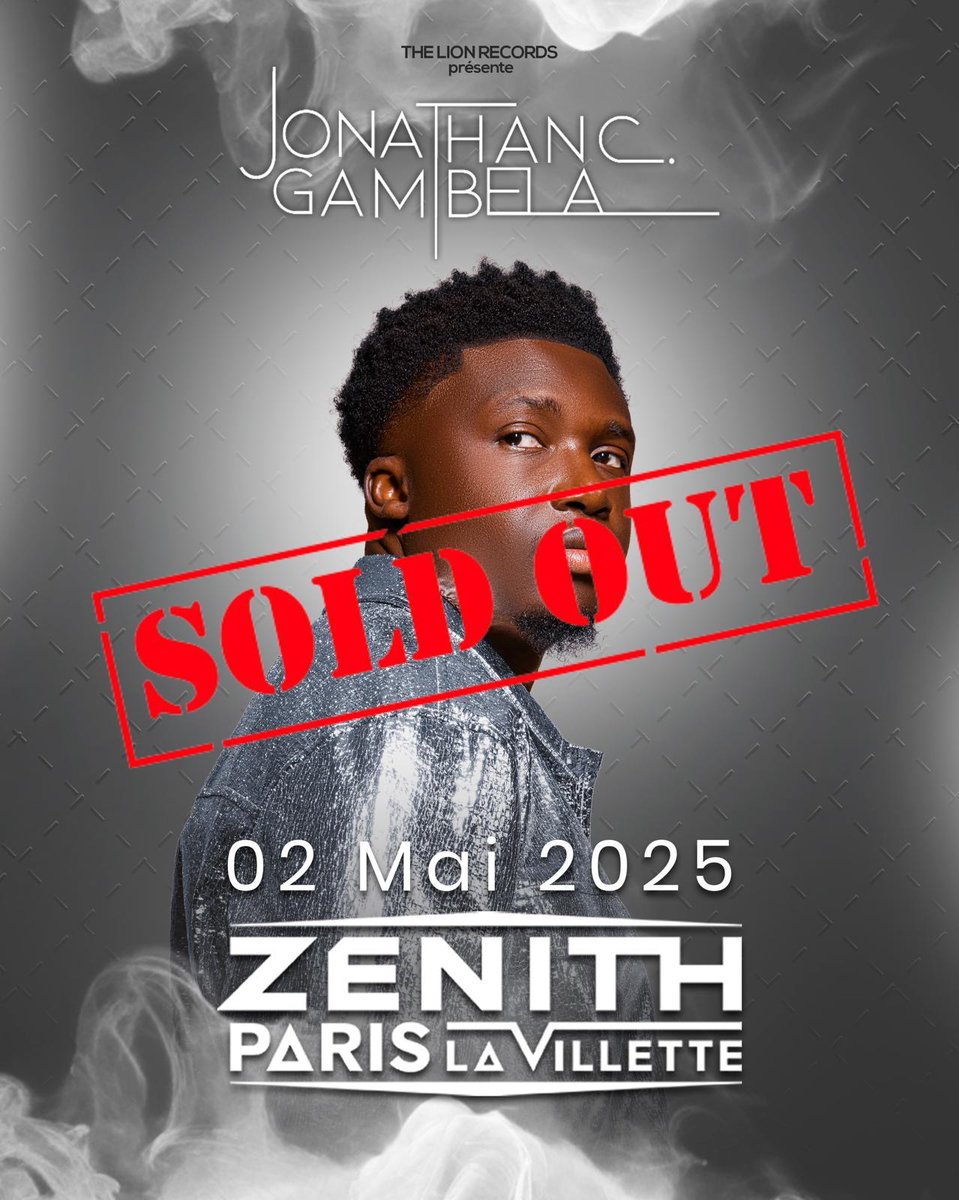 Dieu l’a fait ! Et vous en avez été le canal ! 
6 mois après le Dôme de Paris, vous avez rempli le Zénith de Paris 🔥 Vous êtes vraiment les Choisis que vous pensez être 🫶🏾
Le 2 mai 2025, le Zenith de Paris se jouera à guichet fermé. TOUTE LA GLOIRE À DIEU 🙇🏾