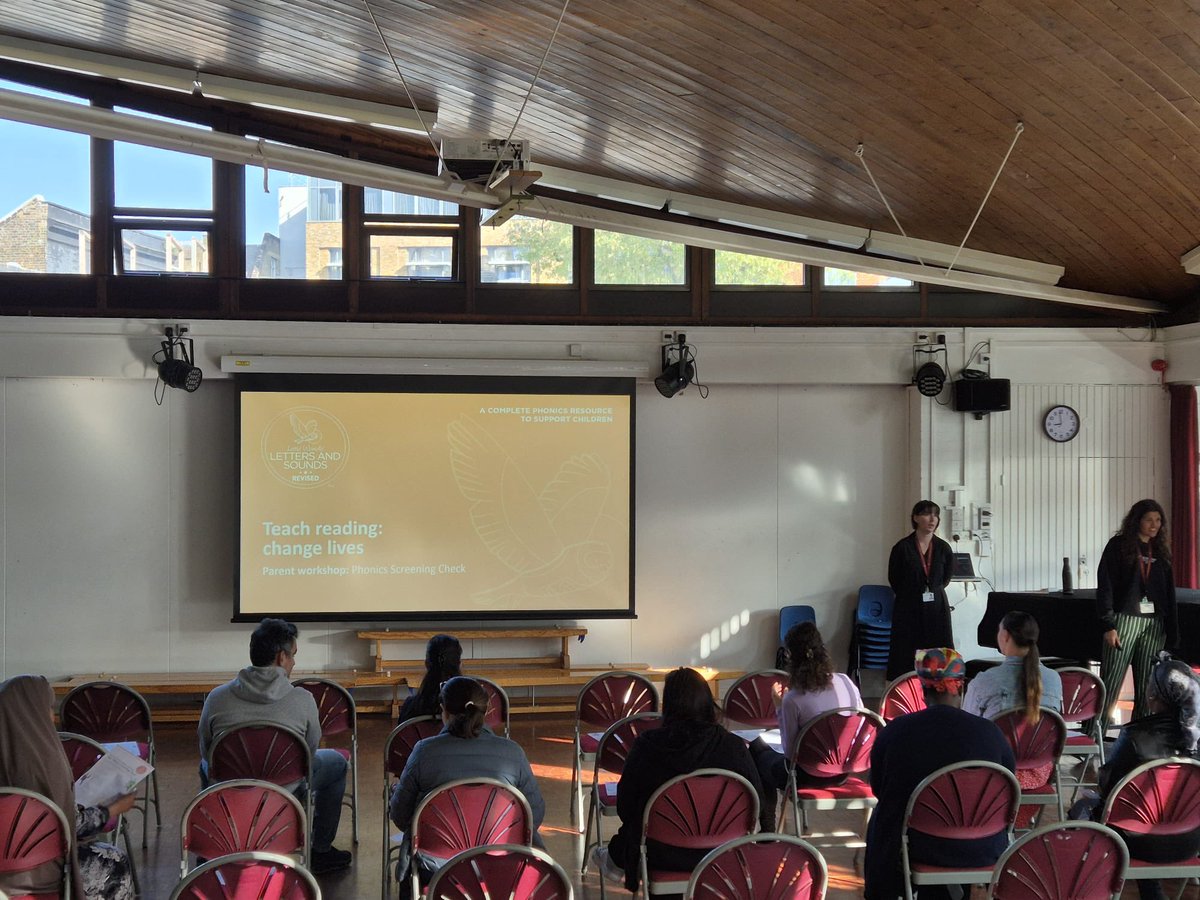 Thank you to all the families who attended the Phonics Screening Check workshop.