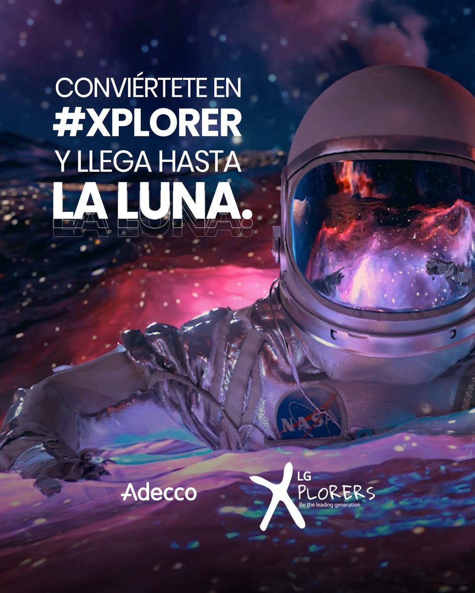 ¿Tienes #talento y ganas de demostrarlo?

Entonces es hora de convertirte en #XPLORER.
👉 Si buscas una experiencia real.
👉 Si quieres trabajar en proyectos que importan.
👉 Si estás listo para ir más allá de lo típico…

Este es tu momento.
Buscamos mentes inquietas, recién