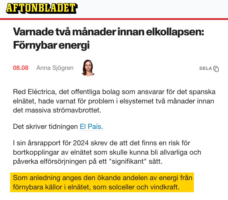 Allt mer tyder på att det var för hög andel oplanerbar energi i systemet som orsakade Spaniens elkollaps. SVT har gått upp i stabsläge.