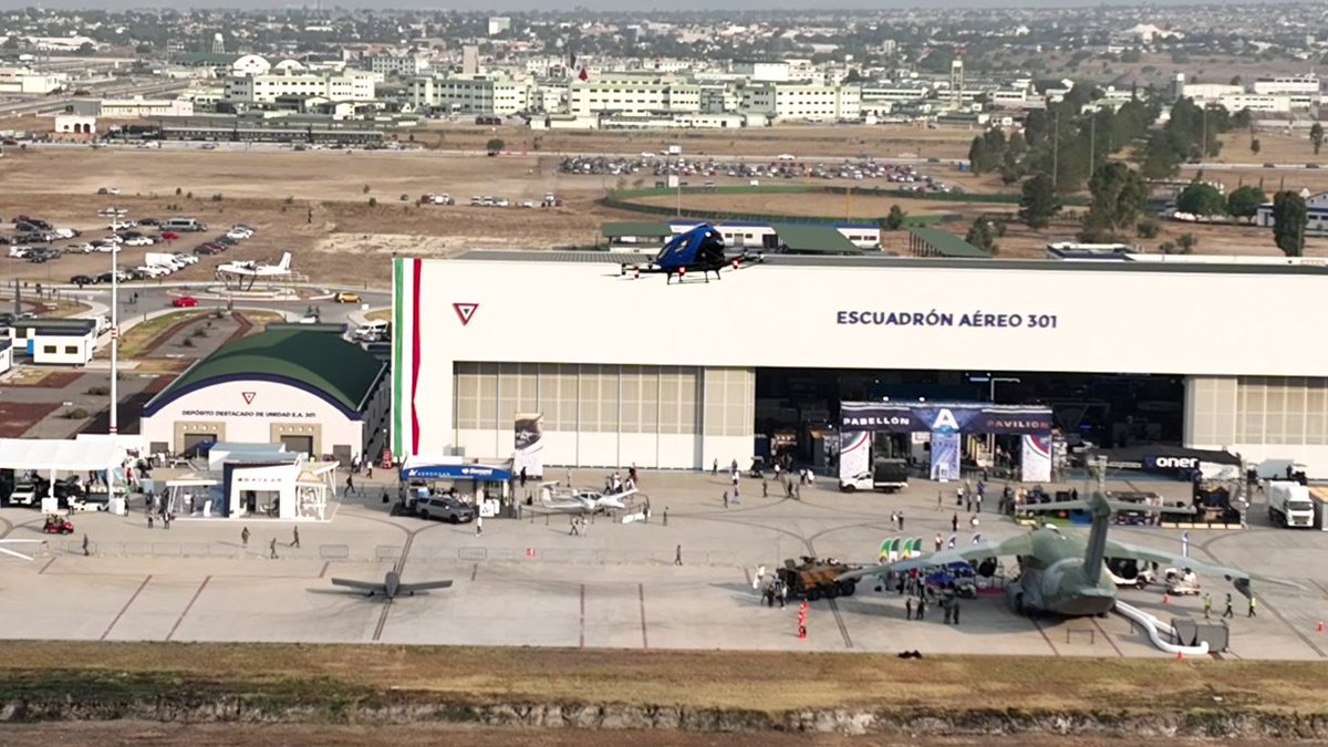 ehang's tweet photo. We’re flying into the future at FAMEX 2025 @FAMEXTweet !

We’re proud of our  recent participation in one of Latin America’s most prominent aerospace exhibitions, Feria Aeroespacial México (FAMEX) 2025, through the static and flight display of our  EH216-S unmanned eVTOL aircraft together with our trusted partner in Mexico, Air Mobility MX .

This flight at FAMEX marks another significant step in our progressive expansion across Mexico and Latin America. Flying in front of a large, international audience is essential to building regulatory trust and supporting our certification efforts for  person-carrying operations.

FAMEX offers an unparalleled platform for showcasing our Advanced Air Mobility technology, and for engaging with key stakeholders across Latin America—including potential operators, investors, partners, and regulators.

Mexico stands as one of the most promising Urban Air Mobility markets outside China, and we are excited to contribute to building the future of its air mobility.

The skies of Latin America are opening and we’re ready to lead.

#FAMEX #Mexico #latinamerica #UAM #AAM #EHang #EH216S #AirMobility