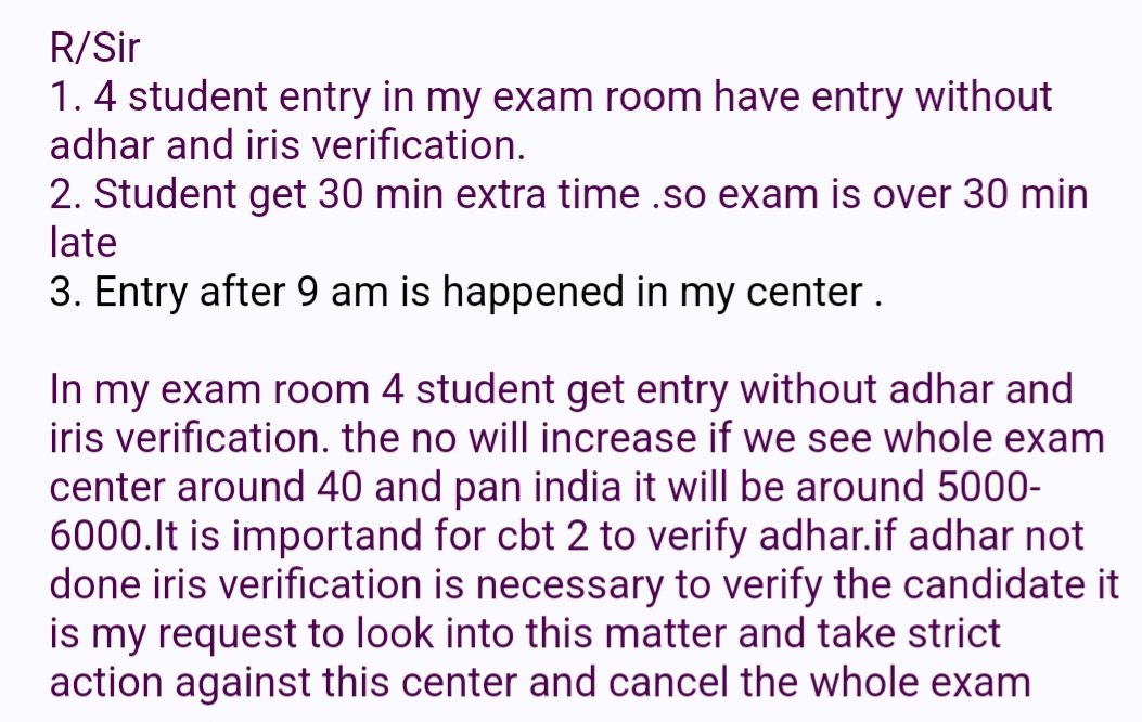 sachin161995's tweet photo. #Cancel_RRB_JE_CBT2 
#JUSTICE_FOR_SHIFT_1 https://t.co/BMSRR74kq1