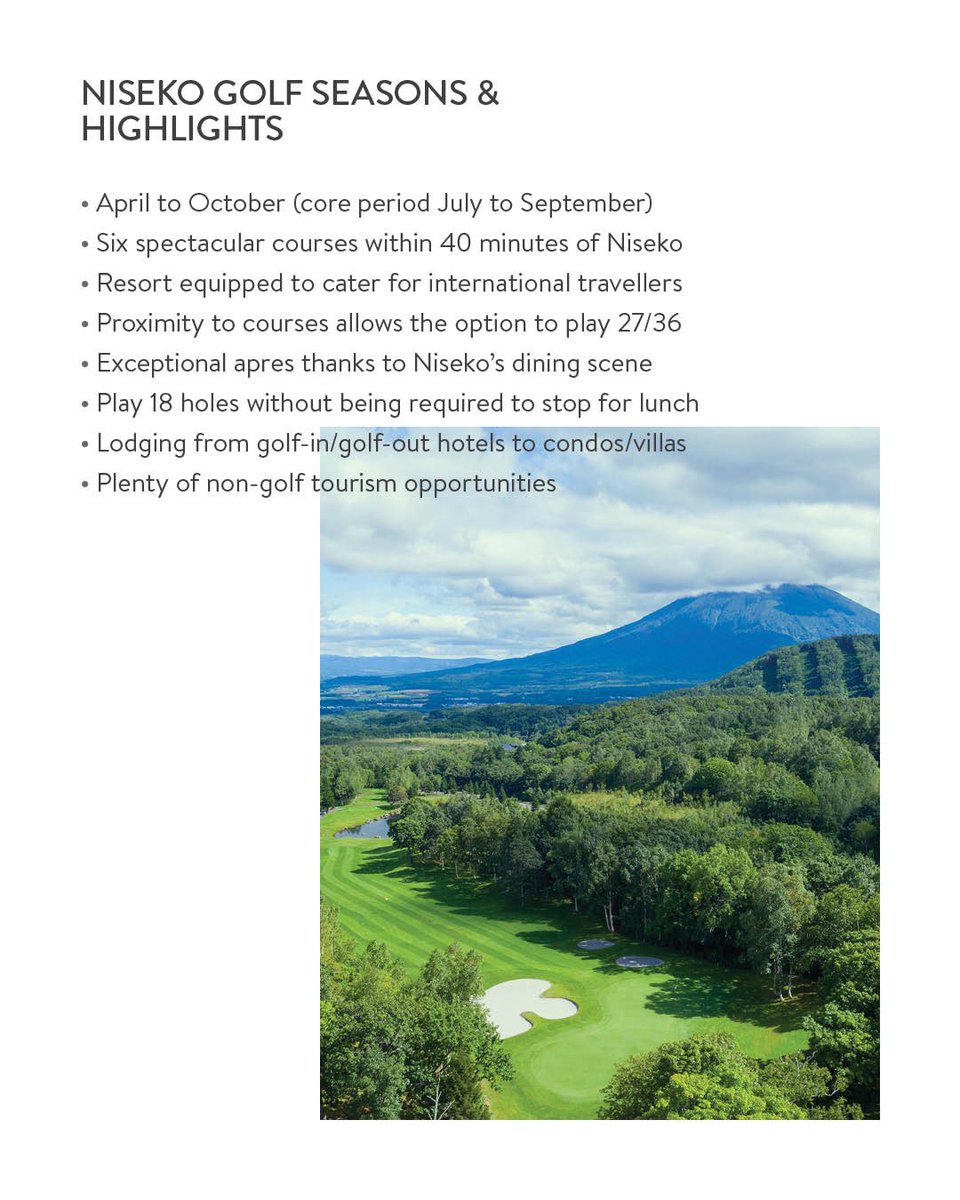Powderlife_com's tweet image. The rise of Niseko golf - go to bio to find out more⛳️ This is the life… #Powderlife #Summerlife