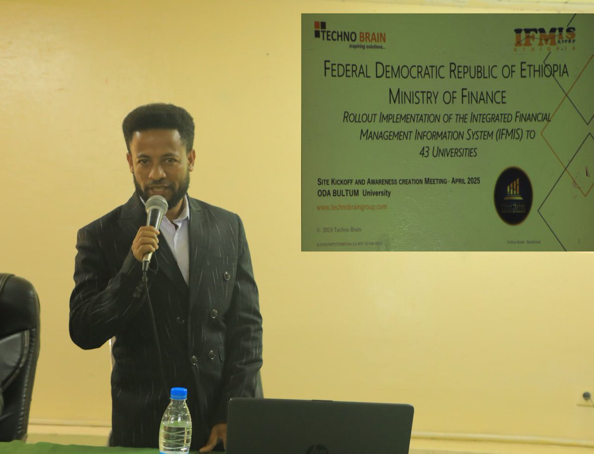Kick-off Meeting for Integrated Financial Management Information System (IFMIS) Training at Oda Bultum University (OBU)