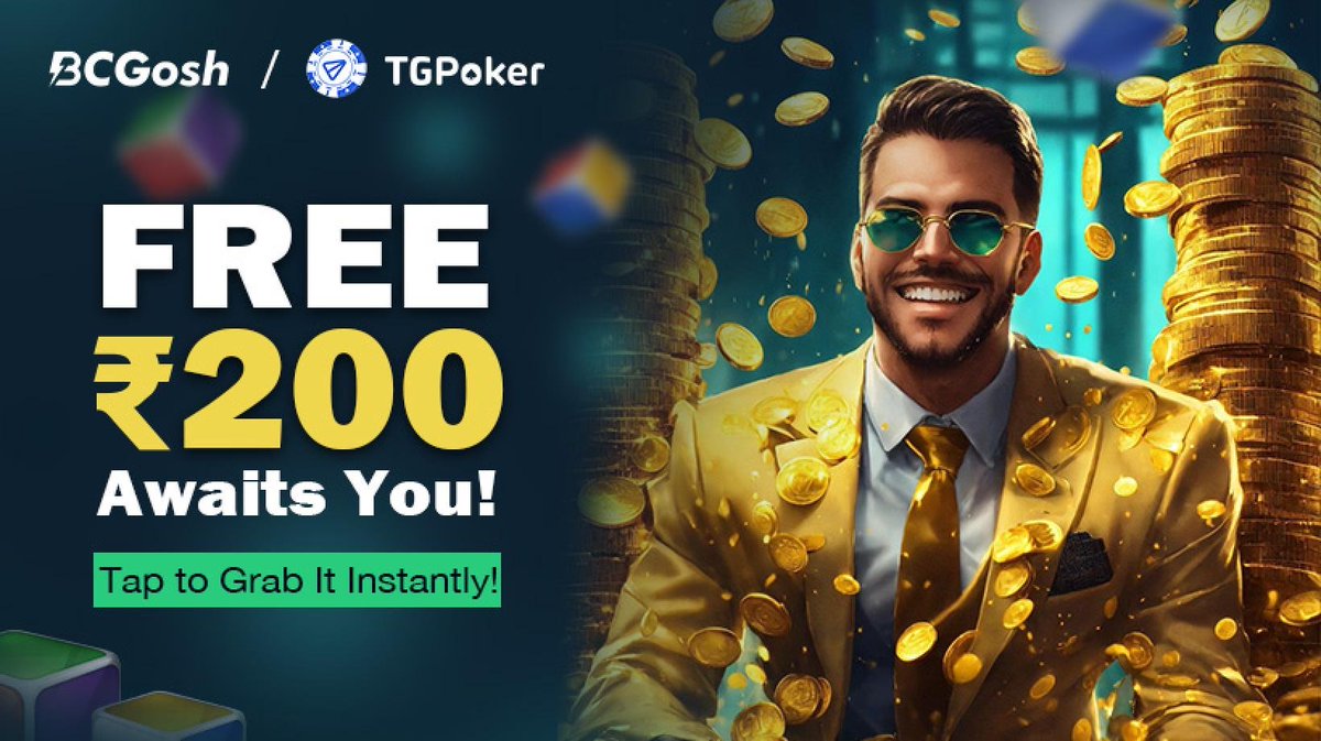 🤝 BCGosh welcomes its first-ever partner — TGPoker!

💥 Get ₹200 ($2.4) FREE to start playing NOW – No deposit needed!

🕓 Join the action! Win big! It’s 100% FREE!

👉 Claim TGPoker Bonus: bit.ly/4jsdDVf

#XRP #ACT #SOL #ETH #BTC #Binance