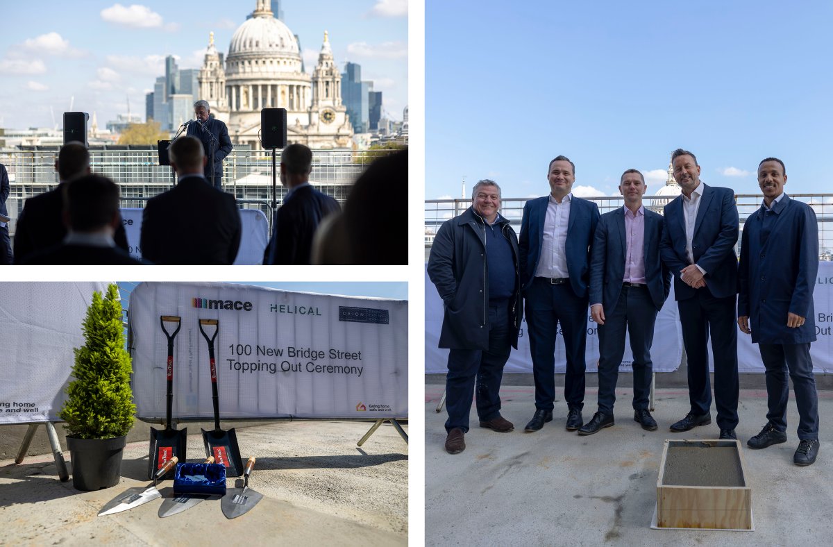 Last week, L&amp;P Group celebrated the #ToppingOut of 100 New Bridge Street alongside Helical (Developer) and <a href="/MaceGroup/">Mace</a> (Main Contractor)!

Read more here - lpgroup.co.uk/news/100-new-b…