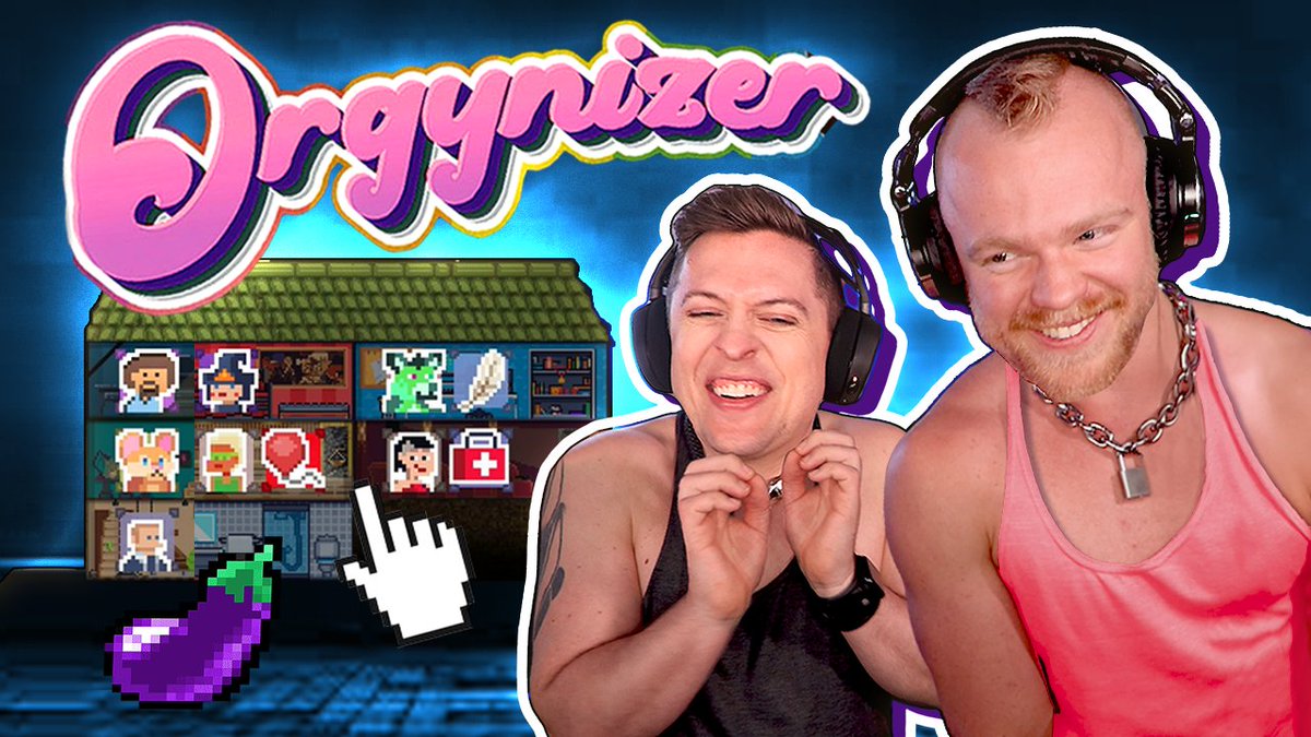 PupAmp's tweet photo. How does one plan the perfect Orgy... in a video game? Today @SampsonNightly and I play Orgynizer and talk about the ups and downs of planning an Orgy! 🎮

Check it out: https://t.co/NpdP44Xk1k https://t.co/xRqNJYk4RJ