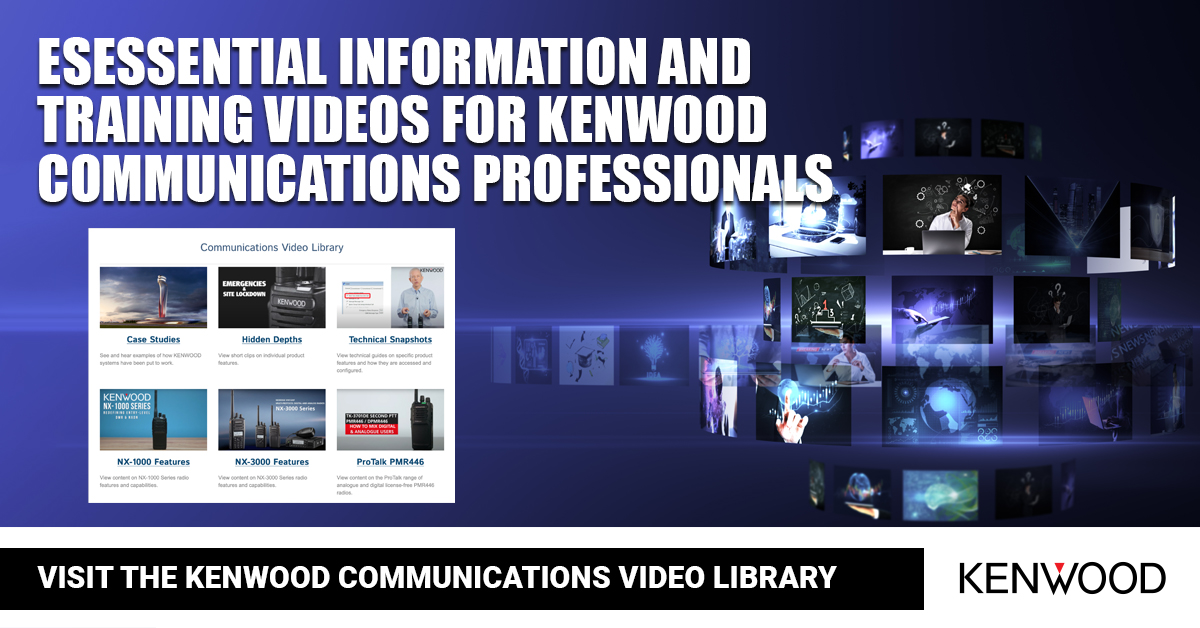 We have compiled dozens of #CaseStudies, #HowTo guides, #TechnicalBriefings, #ProductPresentations and #TrainingVideos which are accessible from our
RESOURCES page. Get the best from your KENWOOD #radiocommunication system and devices, pay us a visit here ow.ly/E8BI50Vljoq