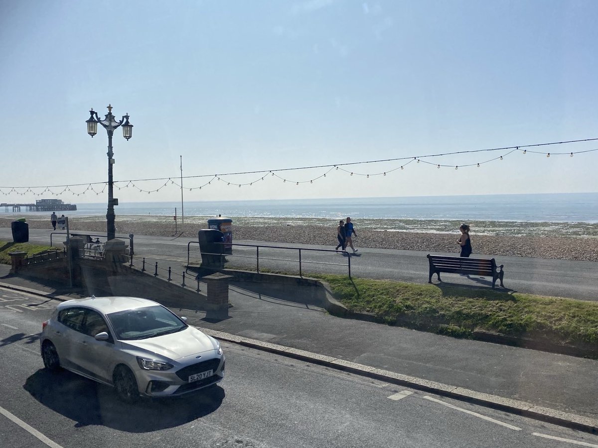 Morning everyone. We are currently on a bus to Brighton. Take care and have a great day ☀️