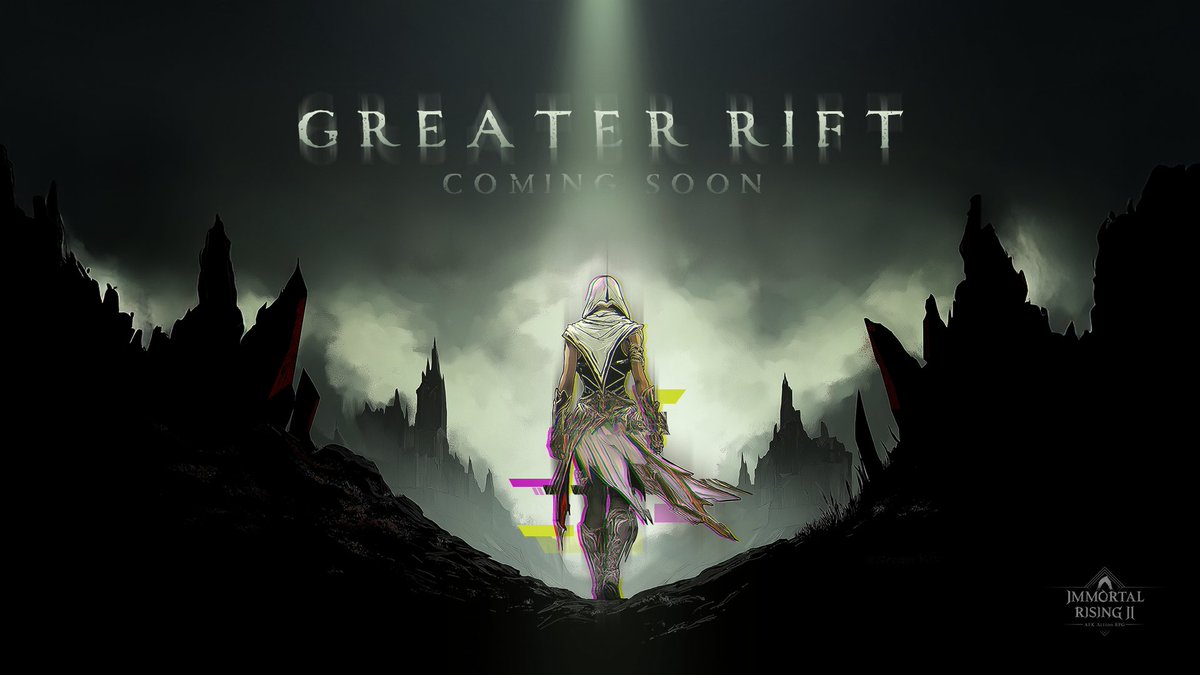 First came the crack. Then the wind held its breath.
Shadows slipped through. The seal was never meant to last.

Greater Rift opens — and with it, the truth.
#ComingSoon #ImmrtalRising2 #GreaterRift