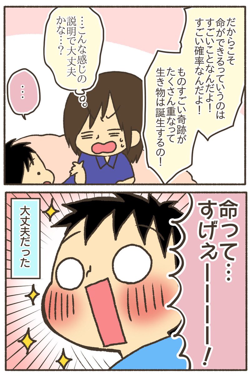 赤ちゃんってどうやって出来るの?当時8歳の長男に教えてみた  2/5 