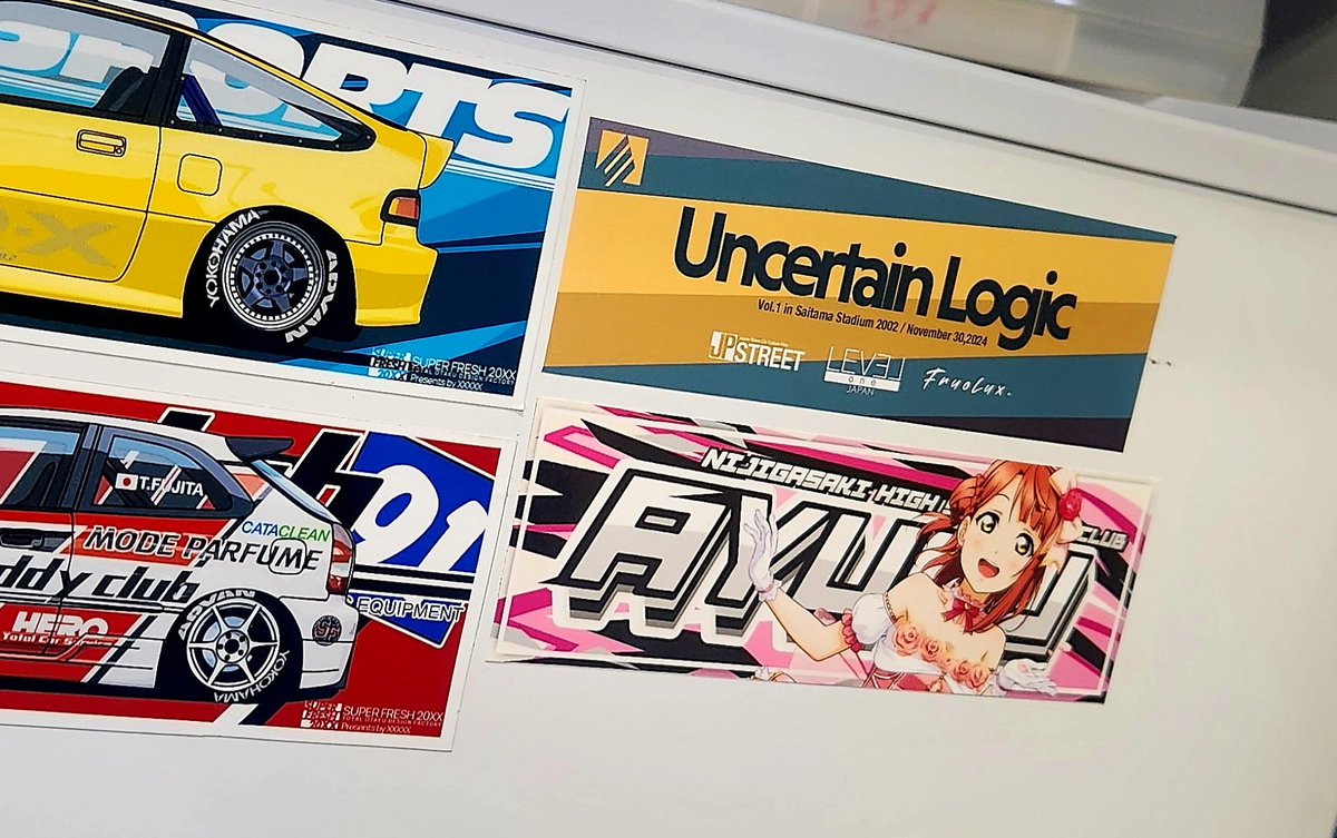 今日は、色々お話出来て良かったです☺️
ステッカーも有難うございます🙏