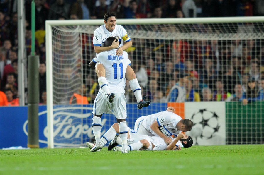 Si l’Inter n’a encore jamais gagné sur le terrain du FC Barcelone, la défaite 1-0 du 28 avril 2010 en demi-finale retour de Champions League était synonyme de qualification pour la finale de Madrid.

Une résistance épique et héroïque.

#Inter #BarcelonaInter #ChampionsLeague