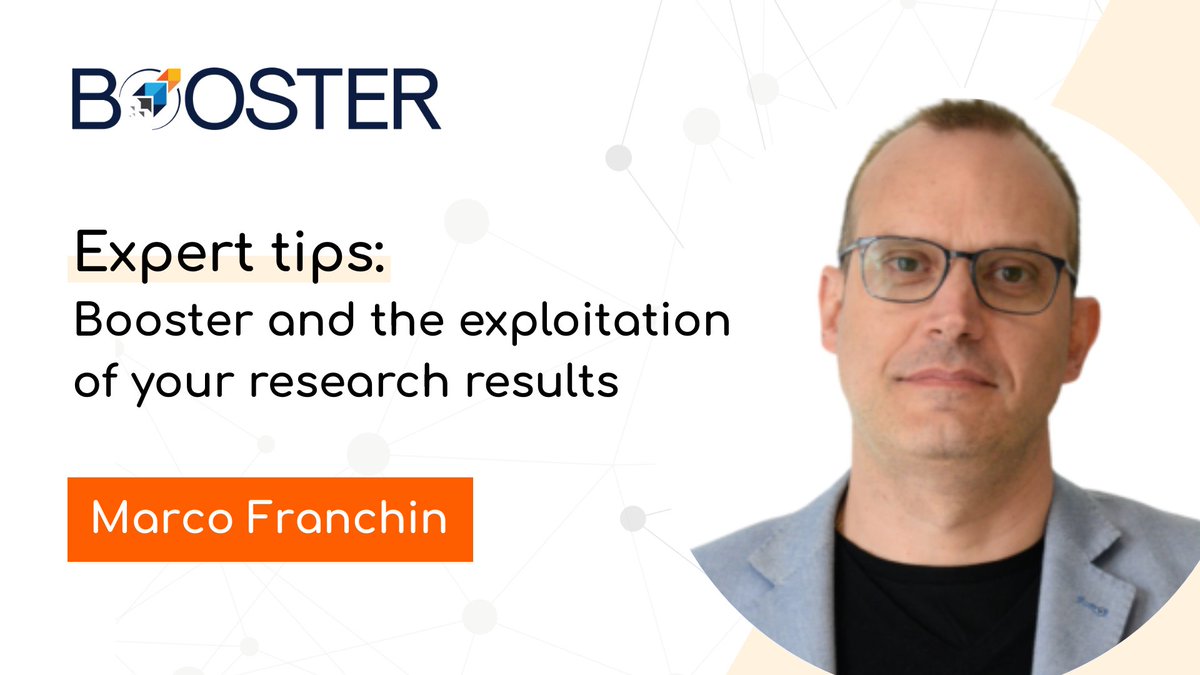Thinking of applying to Booster?🤔 Wondering how it can help you boost the impact of your research? These expert tips show how to make the most of Booster support, especially for exploiting your results.
➡️Read more: horizonresultsbooster.eu/News/newsItem?…
#HorizonEU #ResearchImpact #Innovation