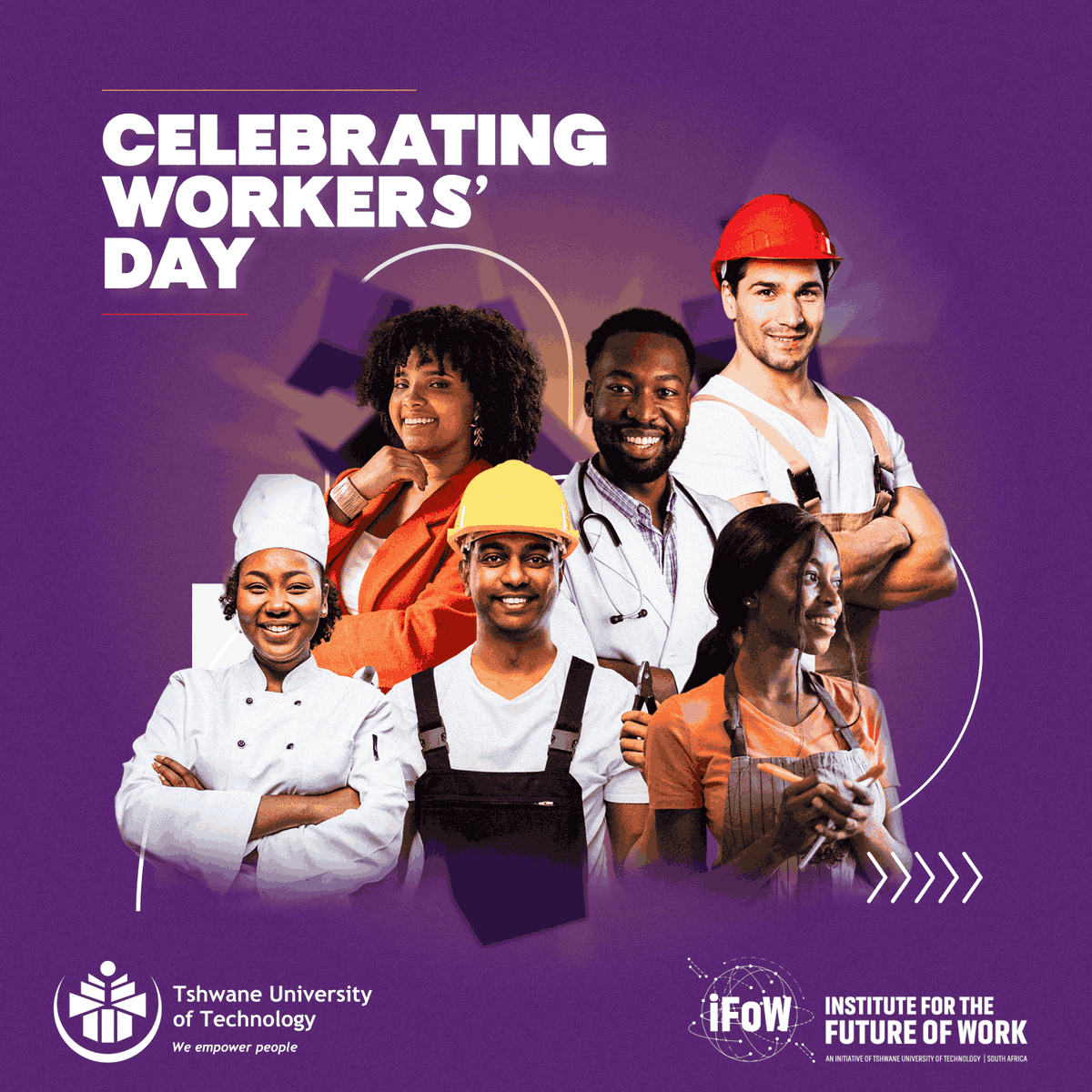 IFOW_SA's tweet photo. Happy Workers Day, South Africa!

Today we celebrate the dedication, strength, and hard work of every worker who keeps our nation moving forward. Thank you for all that you do!

#IFOW_SA
#WorkersDay https://t.co/HAHl2U1xYM