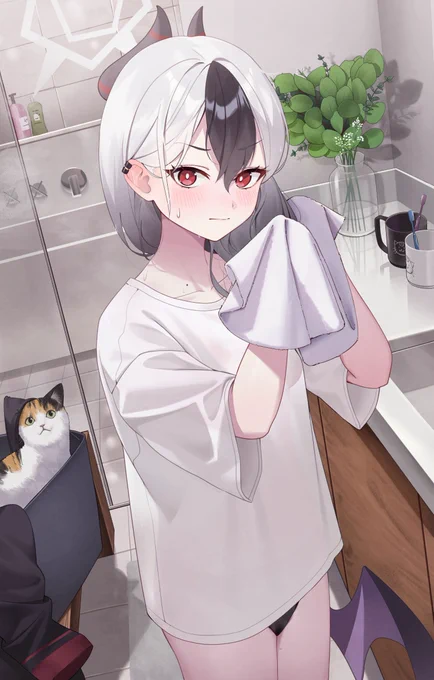 猫はどこ...?せ、先生!#ブルアカ #カヨコ 