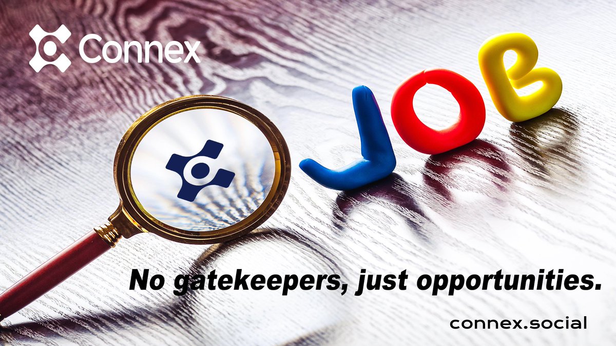 Connex (@connexsocial) on Twitter photo πΌ Tired of traditional job markets? #Connex is building a permissionless professional network for #Web3!
π No gatekeepers, just opportunities.
β
 Upload your CV
β
 Sync on-chain creds
β
 Get discovered by top DAOs & crypto firms
β
 Earn $CONX for engagement & quality! πΌ Tired of traditional job markets? #Connex is building a permissionless professional network for #Web3!
π No gatekeepers, just opportunities.
β
 Upload your CV
β
 Sync on-chain creds
β
 Get discovered by top DAOs & crypto firms
β
 Earn $CONX for engagement & quality!