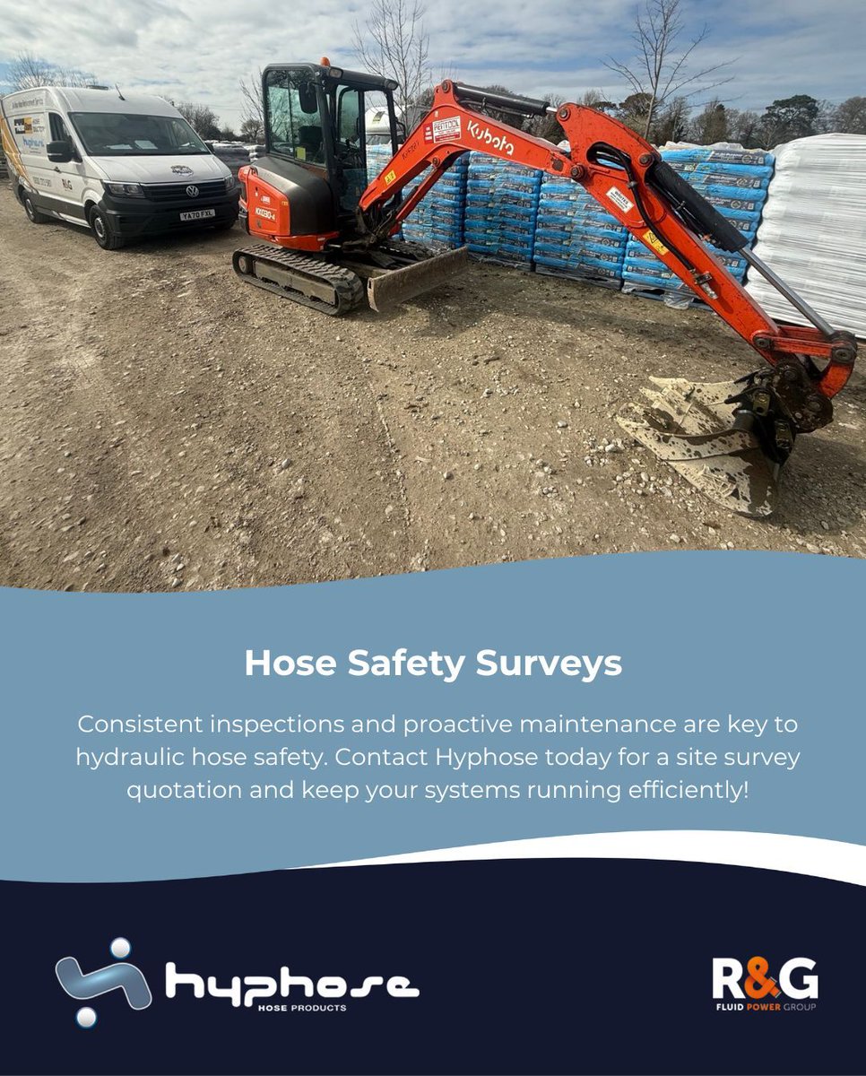 Hyphose Ltd (@hyphose) on Twitter photo 📣 Hydraulic Hose Safety Inspections!
Consistent inspections and proactive maintenance prevent costly failures and protect your team from hazardous leaks.
Request a site survey quotation today and safeguard your hydraulic systems!
📩 sales@hyphose.com 📣 Hydraulic Hose Safety Inspections!
Consistent inspections and proactive maintenance prevent costly failures and protect your team from hazardous leaks.
Request a site survey quotation today and safeguard your hydraulic systems!
📩 sales@hyphose.com