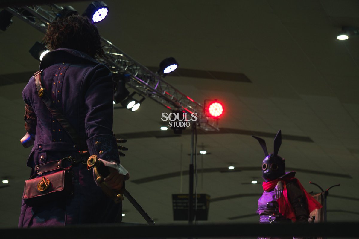 Some photos of our performance of Lies of P. 
Battle Maniac vs. P 
We're passionate about Lies of P, so we decided to do it, and we're very proud of the result.💖
Game <a href="/Liesofp/">Lies of P</a> 
Battle maniac <a href="/Talesoflightnin/">Lightning/ Next - @GIROCOMIC</a> 

#liesofp  #liesofPfanart #cosplay