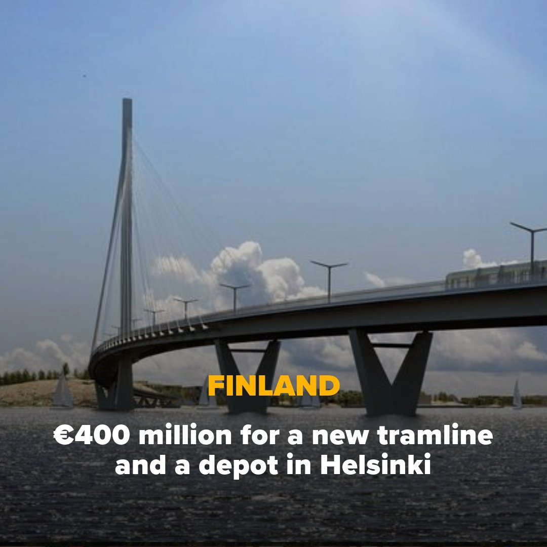 We are lending €400m to help Helsinki build a new tramline to Laajasalo, Korkeasaari and Kalasatama, along with three major bridges, new depots and trams.

The project also expands bike and pedestrian paths and aims to cut travel times in half by 2027.

👉bit.ly/Finland_EIB_He…