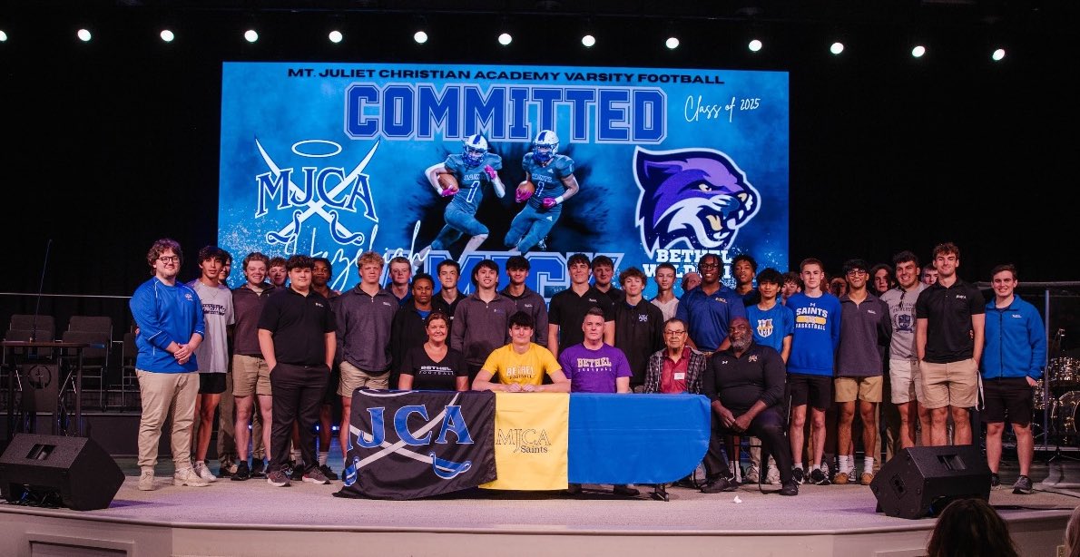 I am excited to announce that I will be attending Bethel University in Tennessee to play football. I want to thank all of the coaches and teammates that have helped me along my journey. I can’t wait to start chasing my dreams in this new chapter of my life. I want to thank God