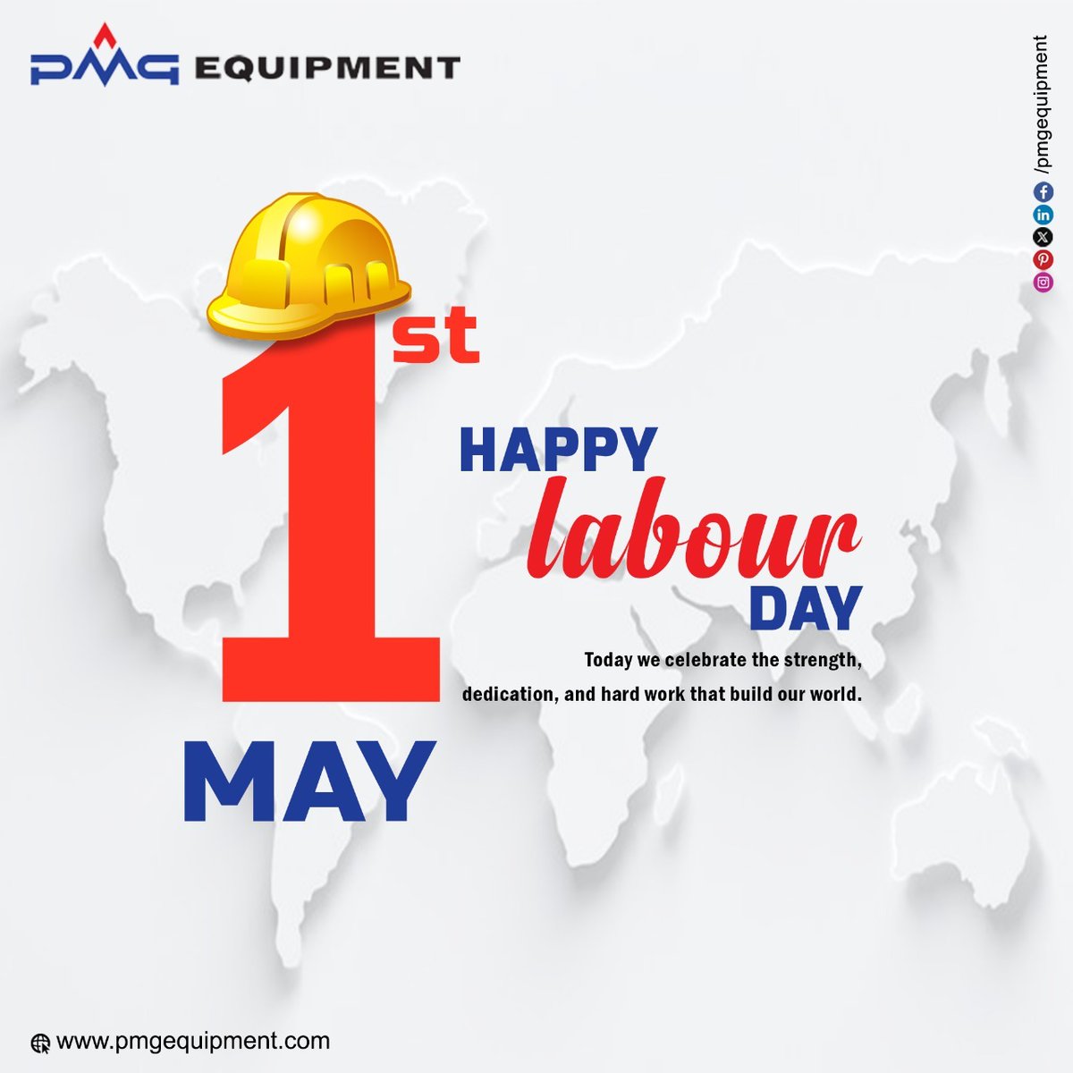 EquipmentPmg's tweet photo. 💪 Labour Day Wishes to All the Hardworking Hands! 💪
This day belongs to those who build, serve, lead, and uplift with their tireless dedication.
#LabourDay #WorkforcePride #SaluteTheWorkers #MayDay2025 #RespectAllWorkers #ValueLabour #HardWorkMatters https://t.co/MQyqGolnQq