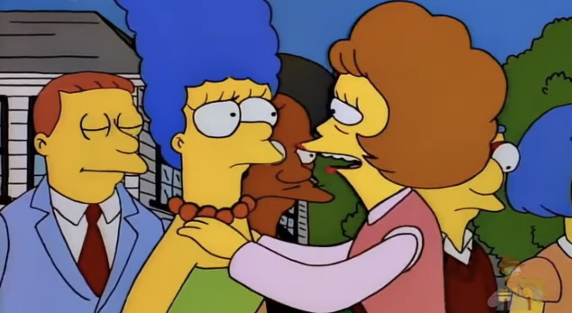 lazlolozla01's tweet photo. @EsDeMamad0r “Oh Marge fue horrible, estuvimos atrapados en la casa toda la tarde, tuvimos que tomar agua del retrete” https://t.co/xx7BxmLX72