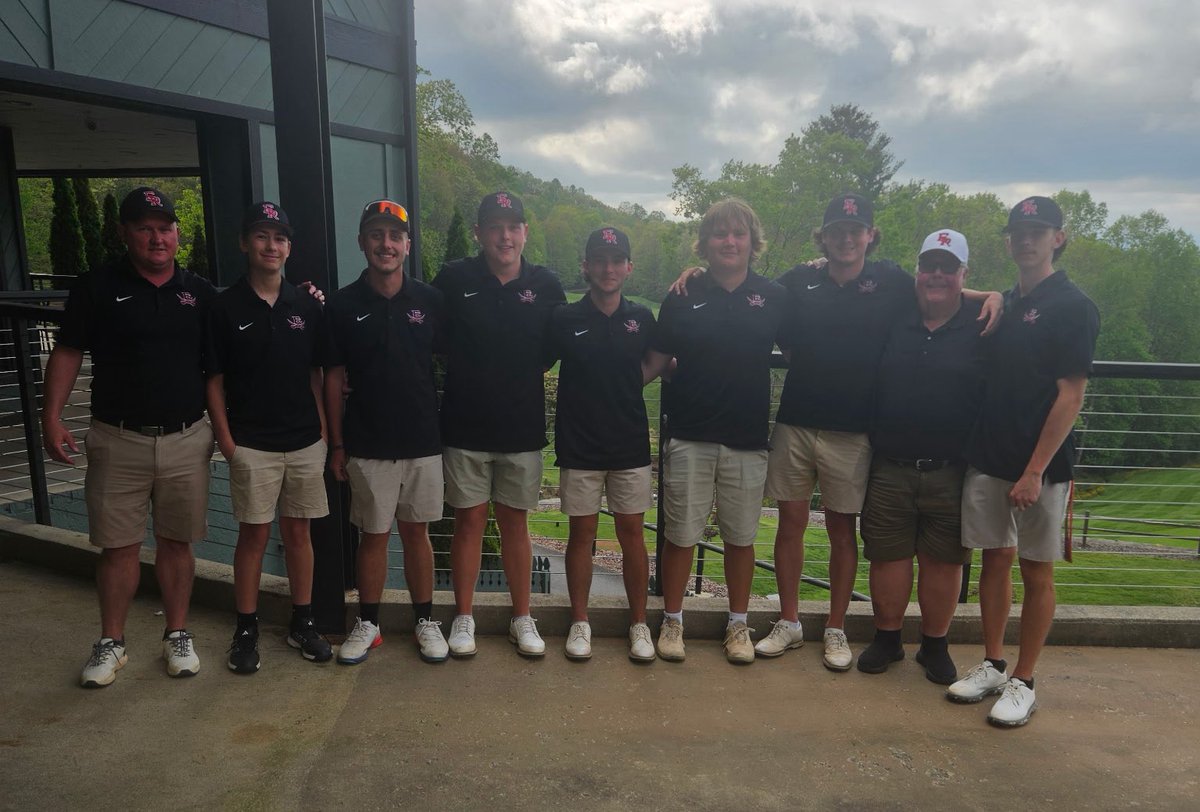 Congratulations to East Rutherford Men’s Golf team, they finished 2nd in the final Conference match of the season and won the Mountain Foothills-7 Conference Championship!

⚔️🏆🏌️⛳️⚔️

#SwordsUp⚔️
