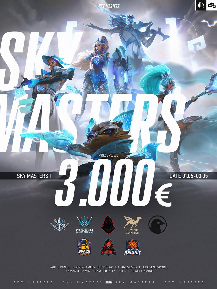 TeamREIGNIT's tweet image. Hi, we have good news for you, we have been invited to our first tournament #skymasters