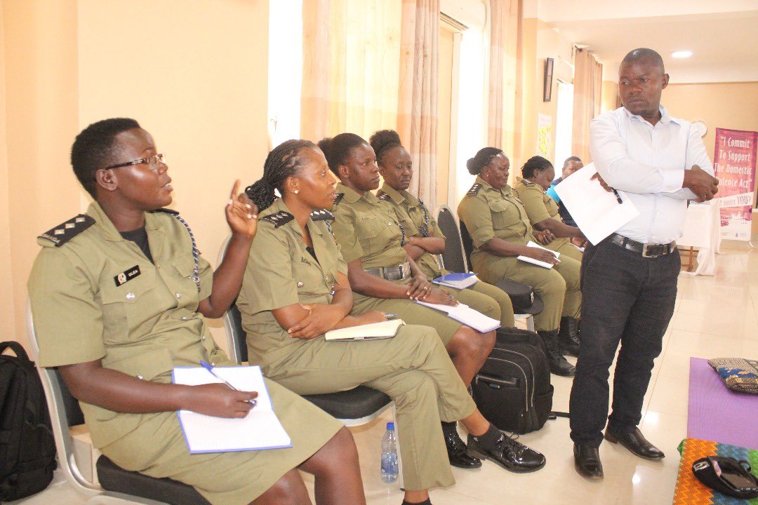 CEDOVIPuganda's tweet image. We are delighted to conduct a a training on provision of survivor centered services with a new cohort of referral points network that Include probation officers, CDOs, Police officers from the Child and family protection Dept and staff of NGOs that provide survivors of violence