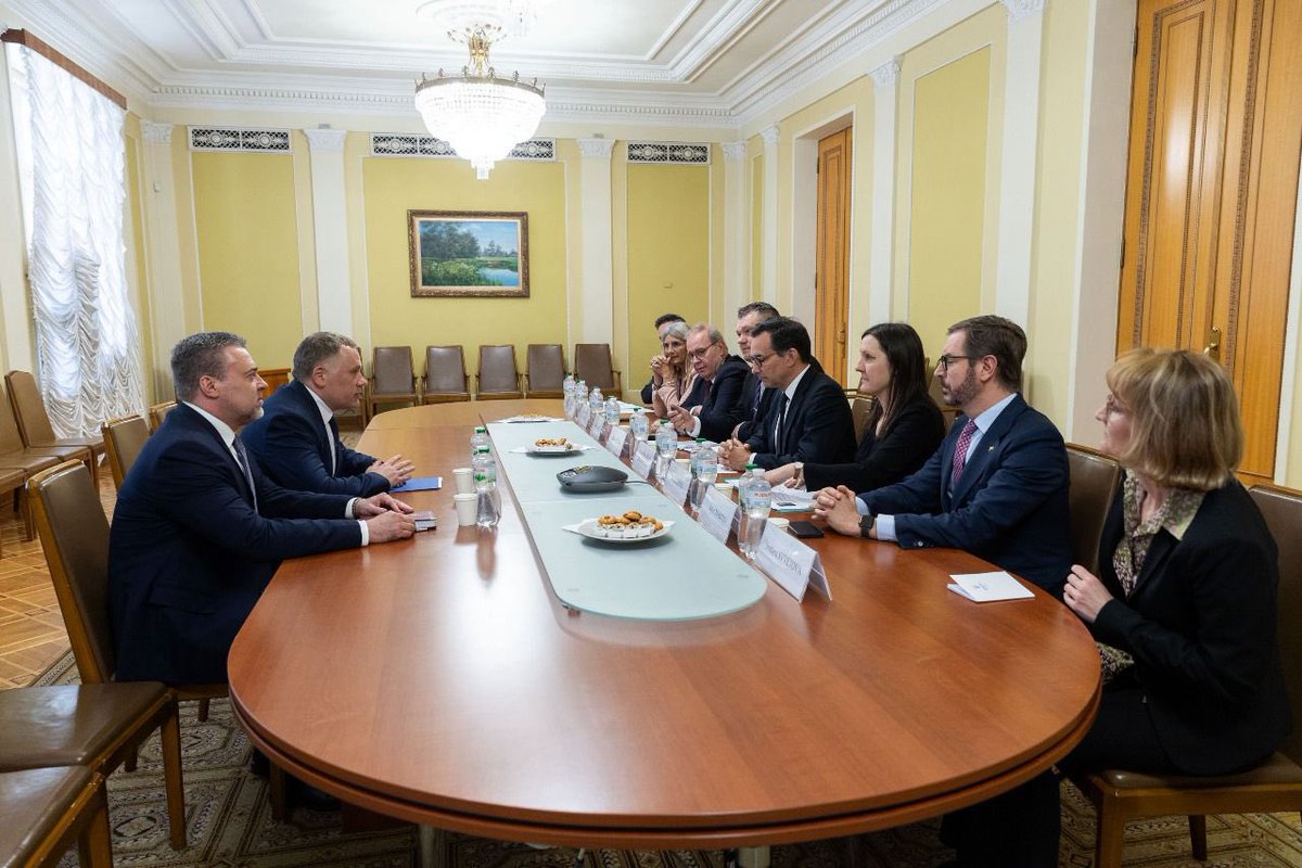 Igor Zhovkva (@igorzhovkva) on Twitter photo Had a substantive meeting with the <a href="/natopapress/">NATO PA / AP-OTAN</a> delegation led by President <a href="/MarcosPerestre1/">Marcos Perestrello</a> and joined by VP <a href="/MikkoTSavola/">Mikko Savola</a>, SG Ruxanda Popa, <a href="/JavierMaroto/">Javier Maroto</a> <a href="/SimonaMalpezzi/">Simona Malpezzi</a> and Faik Oztrak.
🤝 Grateful for their solidarity with Ukraine in these challenging times.
Informed Had a substantive meeting with the <a href="/natopapress/">NATO PA / AP-OTAN</a> delegation led by President <a href="/MarcosPerestre1/">Marcos Perestrello</a> and joined by VP <a href="/MikkoTSavola/">Mikko Savola</a>, SG Ruxanda Popa, <a href="/JavierMaroto/">Javier Maroto</a> <a href="/SimonaMalpezzi/">Simona Malpezzi</a> and Faik Oztrak.
🤝 Grateful for their solidarity with Ukraine in these challenging times.
Informed