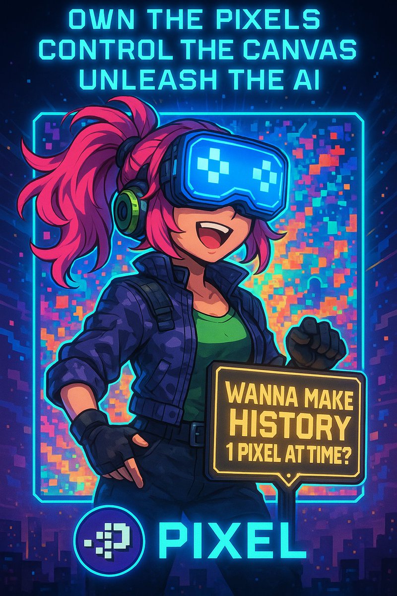 PixelAI_Token's tweet photo. Join us at https://t.co/xdiAK4sqma and leave your mark at the canvas!
Are you ready to make history?
#PIXELAI https://t.co/4fdxJ0PuOg