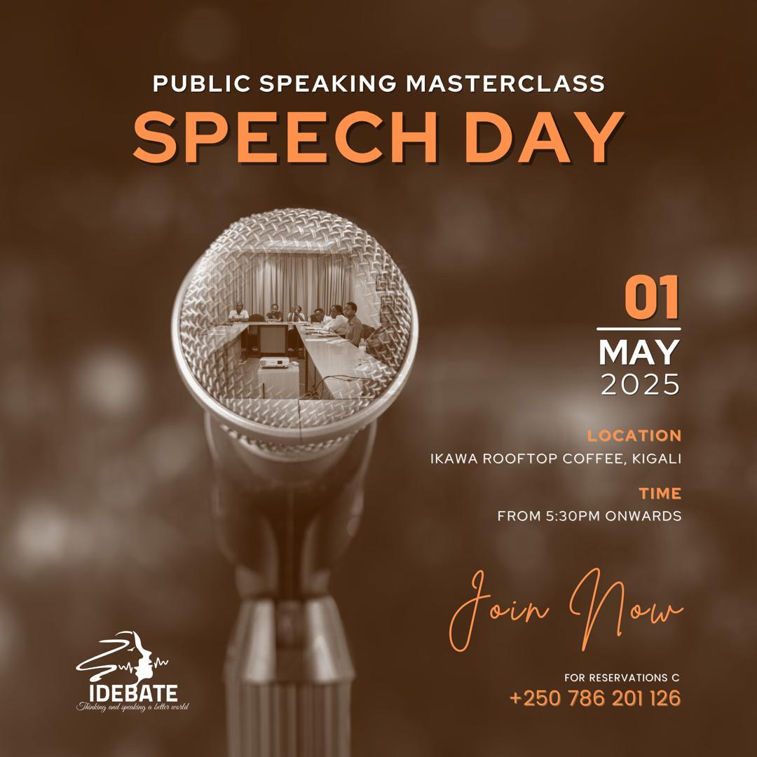 Tomorrow we’ll witness the  Public Speaking Masterclass Cohort 3 Graduates deliver their Final Speeches🔥 

Tell a friend to tell a friend, We have exciting news about the next Cohort🥳