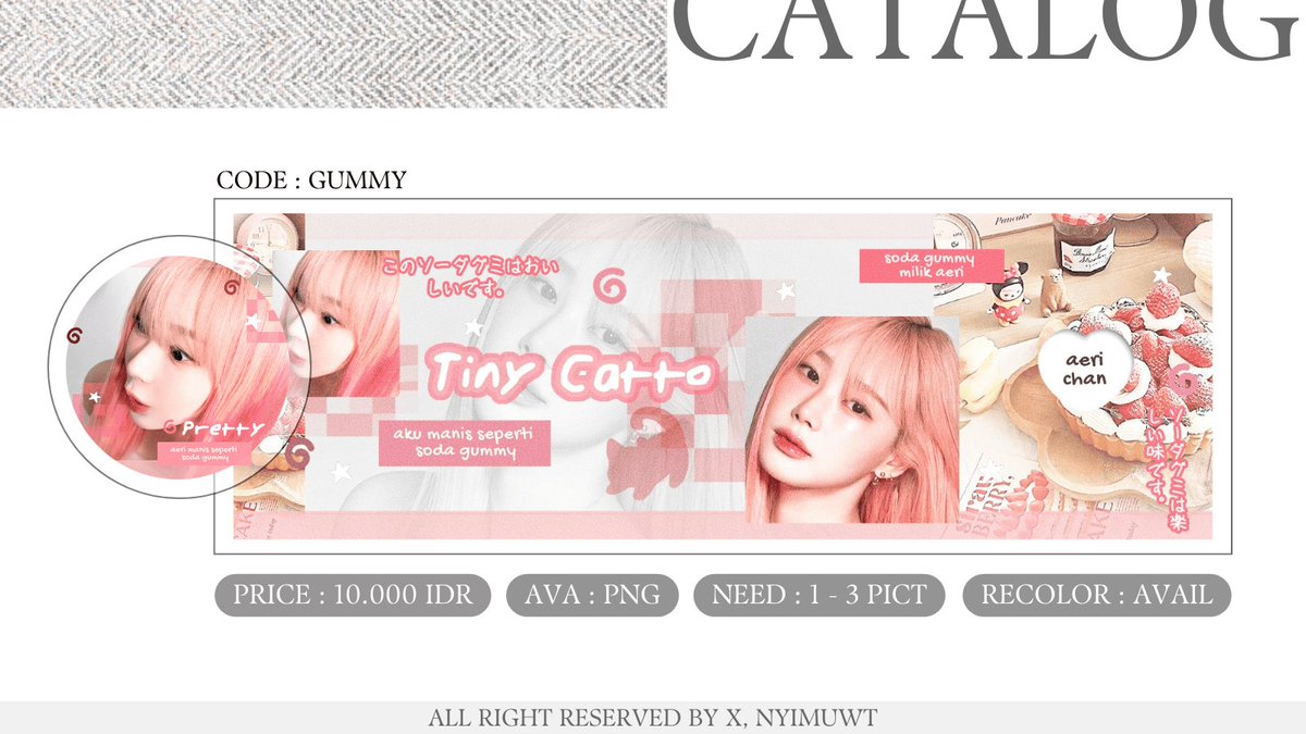 MEY___i's tweet photo. CODE : GUMMY
୨﹒˖˚── form: https://t.co/CnEMHEojAB https://t.co/bZAdZMiKHD