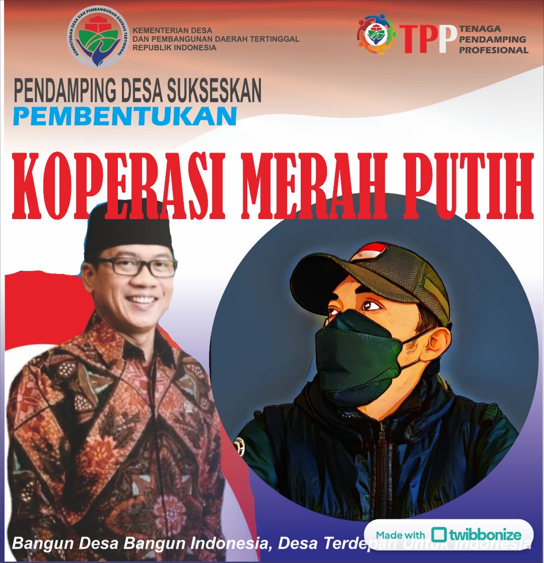 #TPPBersamaMenteriDesa

Musdesus pembentukan koperasi merah putih

#TPPBersamaMenteriDesa

<a href="/prabowo/">Prabowo Subianto</a>
<a href="/YandriSusanto27/">Yandri Susanto</a>
<a href="/ArizaPatria/">Ariza Patria</a>
<a href="/taufikmadjid71/">IG : taufik.madjid</a>
<a href="/kemendespdt/">#BangunDesaBangunIndonesia</a>
<a href="/bpsdmkemendesa/">Bpsdm Kemendesa</a>