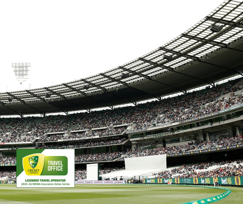 HowzatTravel's tweet photo. 🏏 Why book our ‘Mid-on Red’ Tour for the 2025/26 NRMA Insurance Ashes Series?
✅ Official Tickets
🏨 25 nights 4★ B&amp;B
✈️ Flights &amp; transfers
🎄 Xmas dinner &amp; events
🎁 Merch + tour manager
👇 https://t.co/u9sW5jkk6N or call 📞 0800 840 1110 https://t.co/nZB55ycOSH