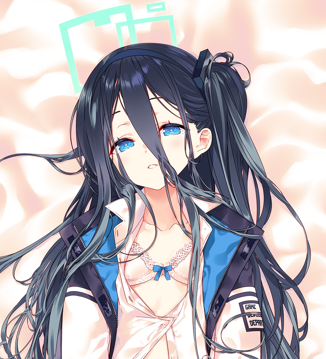 天童アリス(ブルアカ) 「本日23時59分くらいまでですのでよろしくですー。通常版メイド版 」|有河サトルのイラスト