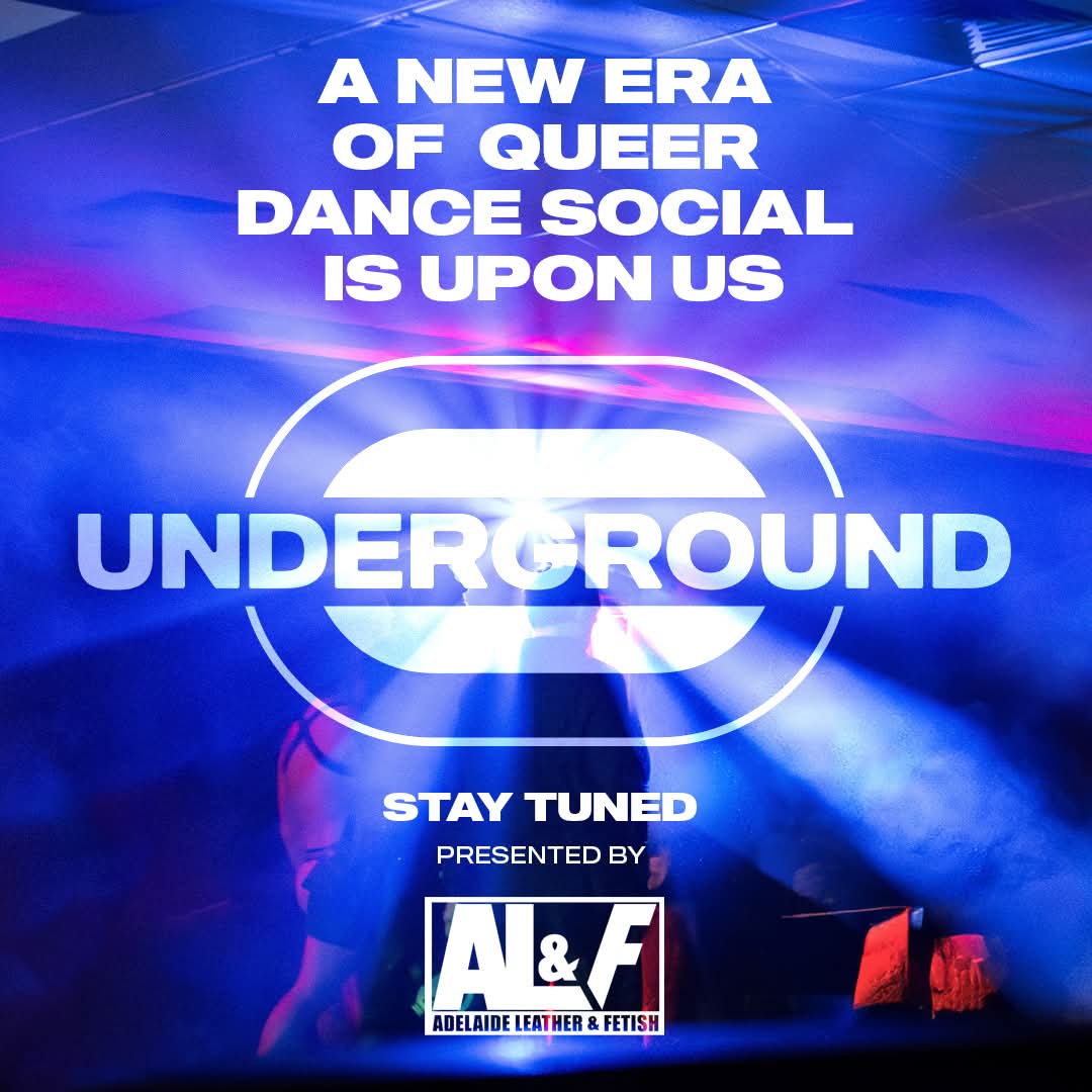 Looking forward to going UNDERGROUND!! 

This will be a great space to chill, dance, be social and catch up with a supportive group of like-minded people! 

I get to be queer, in full gear, with a beer! What's not to love! Hope to see you there! 😈