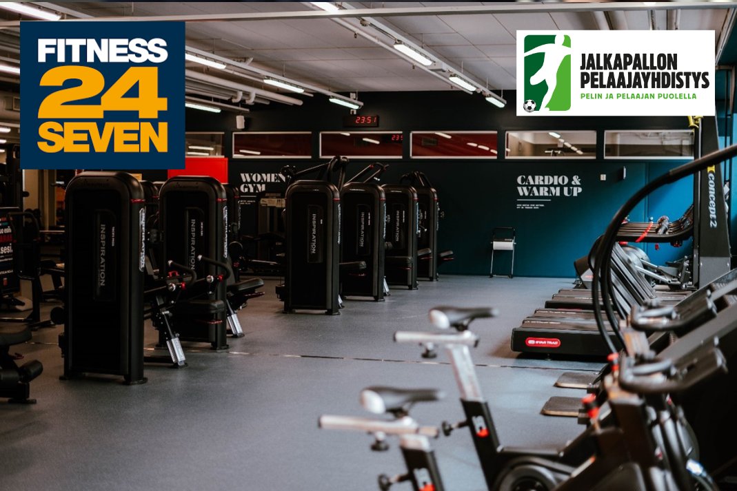 JPY ja Fitness24Seven jatkavat yhteistyötään, jonka tavoitteena tukea pelaajien arkea.

🔗jpy.fi/fi/uutiset/fit…

#pelaajayhdistys