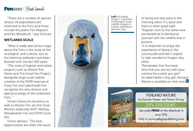 Keen wildlife watchers collaborate on a not-to-be missed new book... 🦉🐦‍⬛🦢🐇

#Fenscene #fenland #wildlife #birdwatching #wildlifephotography